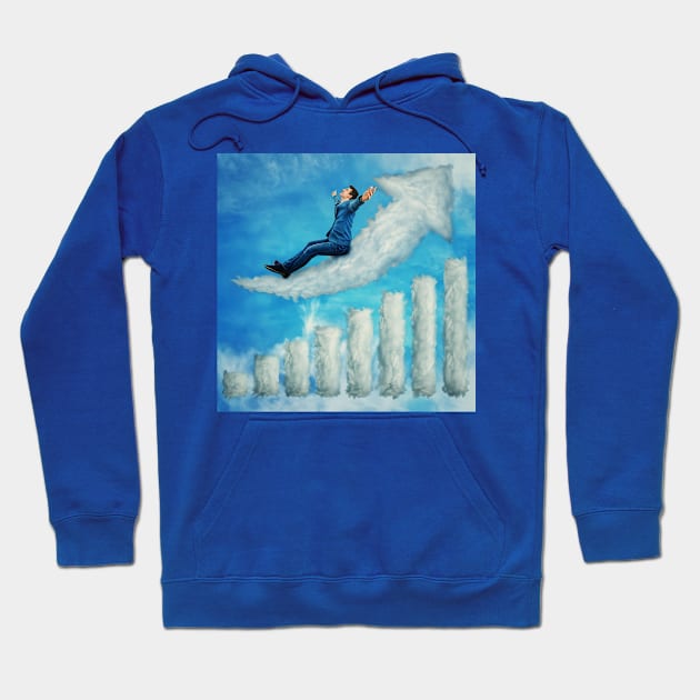 flying to success Hoodie by 1STunningArt